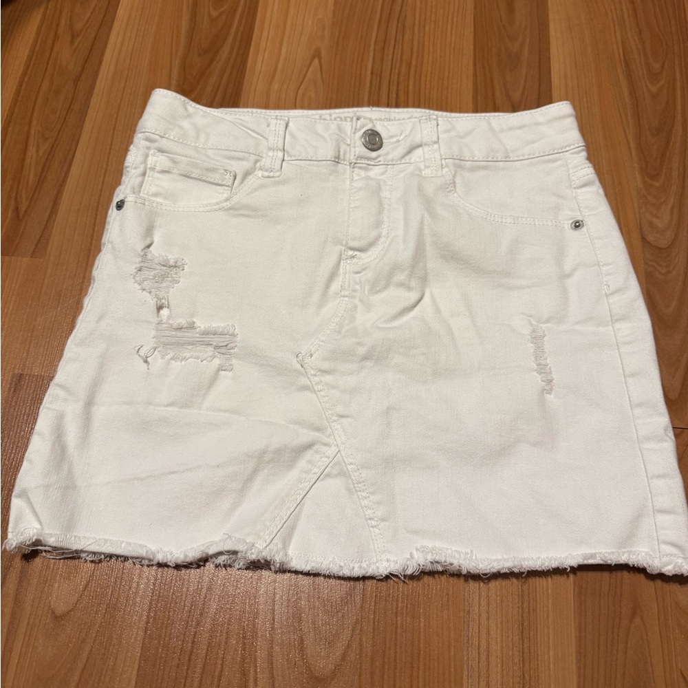 Stylish White Kids Skort